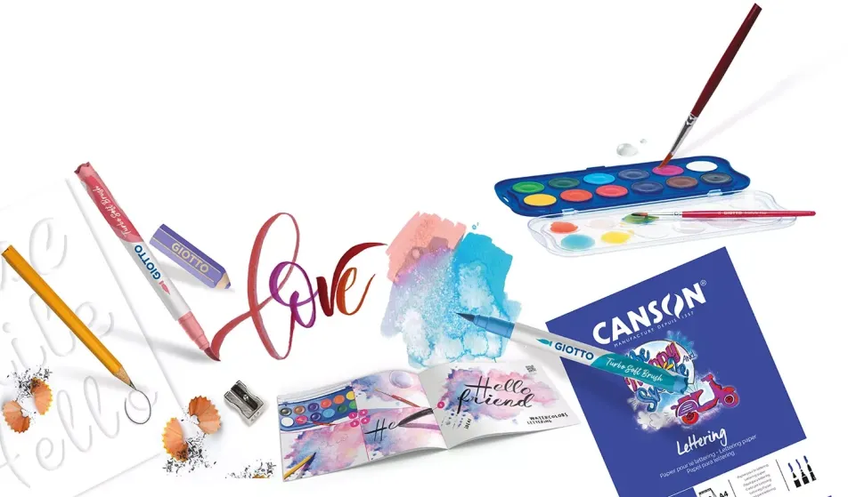 Set Fancy Lettering Art Lab Giotto