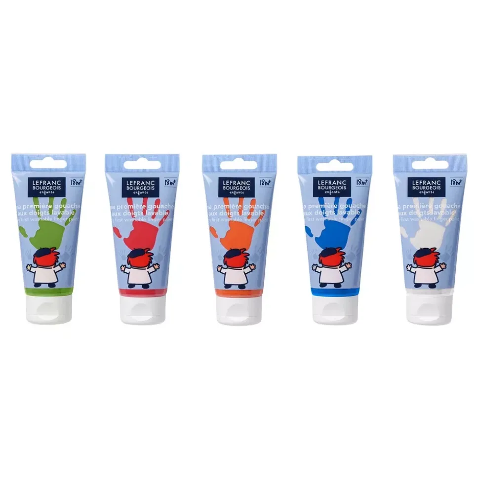 Set gouache infantil Dedos Lavables Lefranc and Bourgeois 80ml
