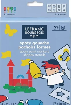 Set guaches y formas infantil Spoty Lefranc and Bourgeois