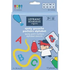 Set guaches y letras infantil Spoty Lefranc and Bourgeois
