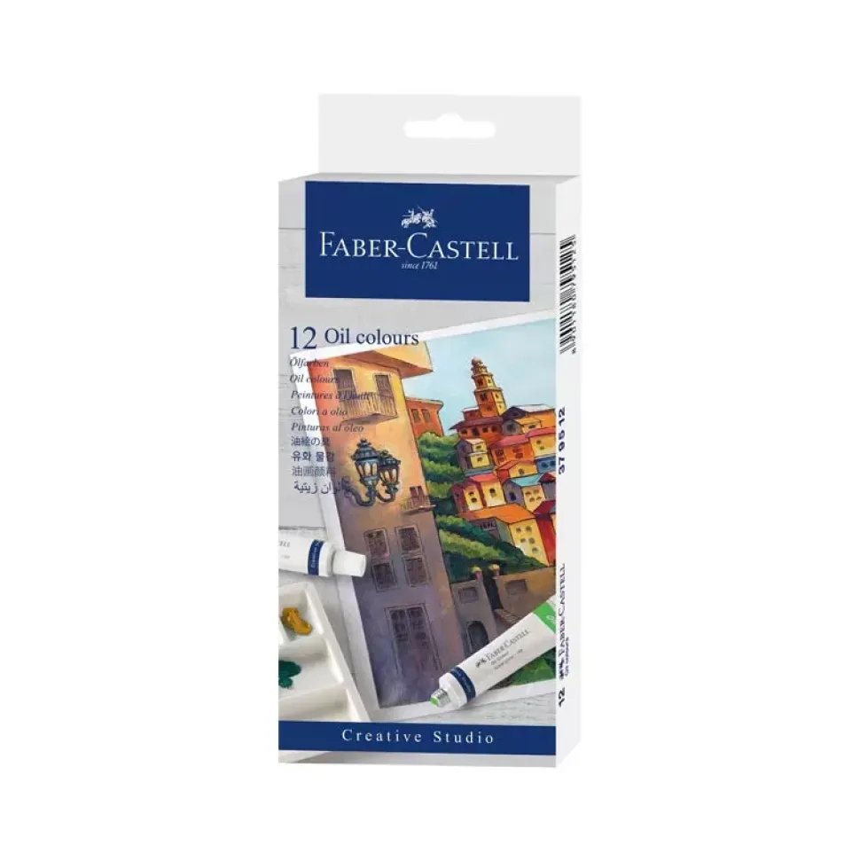 Set Iniciación 12 tubos de óleo Creative Studio Faber-Castell 9ml