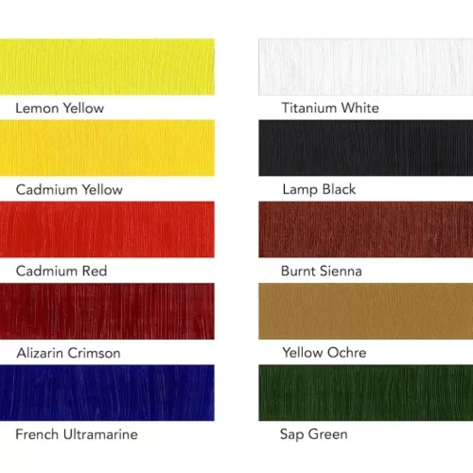 Set introducción 10 óleos Georgian Daler-Rowney 22ml