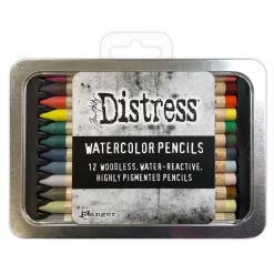 Set Lápices Acuarelables Distress Pencils Tim Holtz Ranger 05