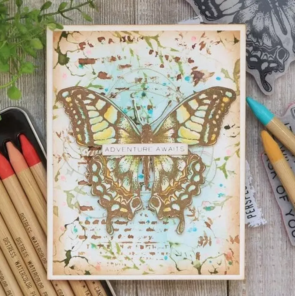 Set Lápices Acuarelables Distress Pencils Tim Holtz Ranger 02