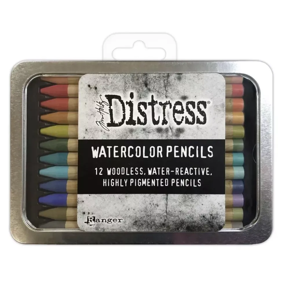 Set Lápices Acuarelables Distress Pencils Tim Holtz Ranger 03