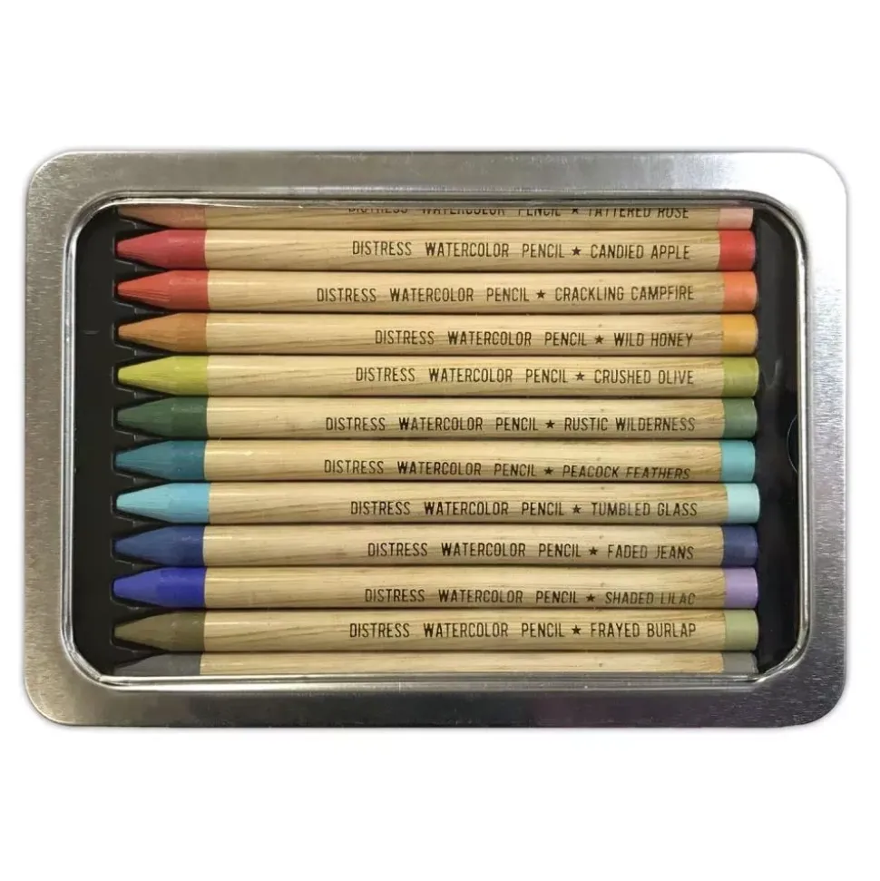 Set Lápices Acuarelables Distress Pencils Tim Holtz Ranger 03