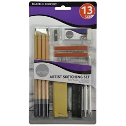 Set lápices de esbozo + accesorios Simply Drawing Daler-Rowney