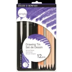 Set lápices de esbozo + accesorios Simply Daler-Rowney