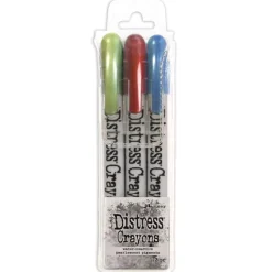Set Lápices Holiday Pearl Distress Crayons Tim Holtz Ranger 03