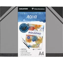 Set para acuarela A4 Competence Aqua Clairefontaine