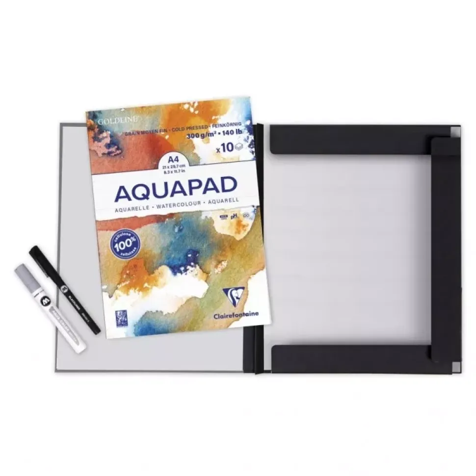 Set para acuarela A4 Competence Aqua Clairefontaine