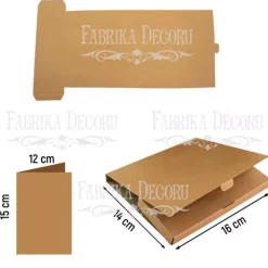 Set Sobre + Postal Kraft Fabrika Decoru