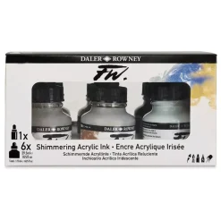 Set tinta acrílica brillante FW Daler-Rowney