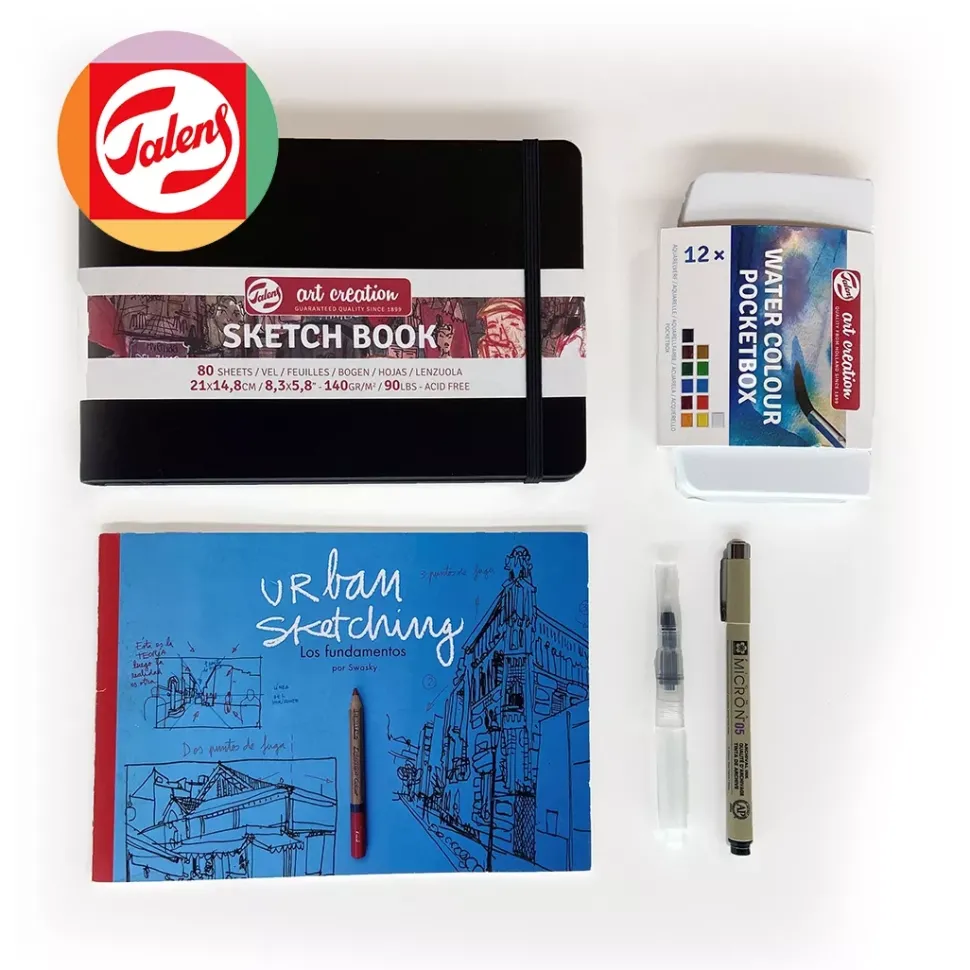 Set Urban Sketching Black Edition Talens