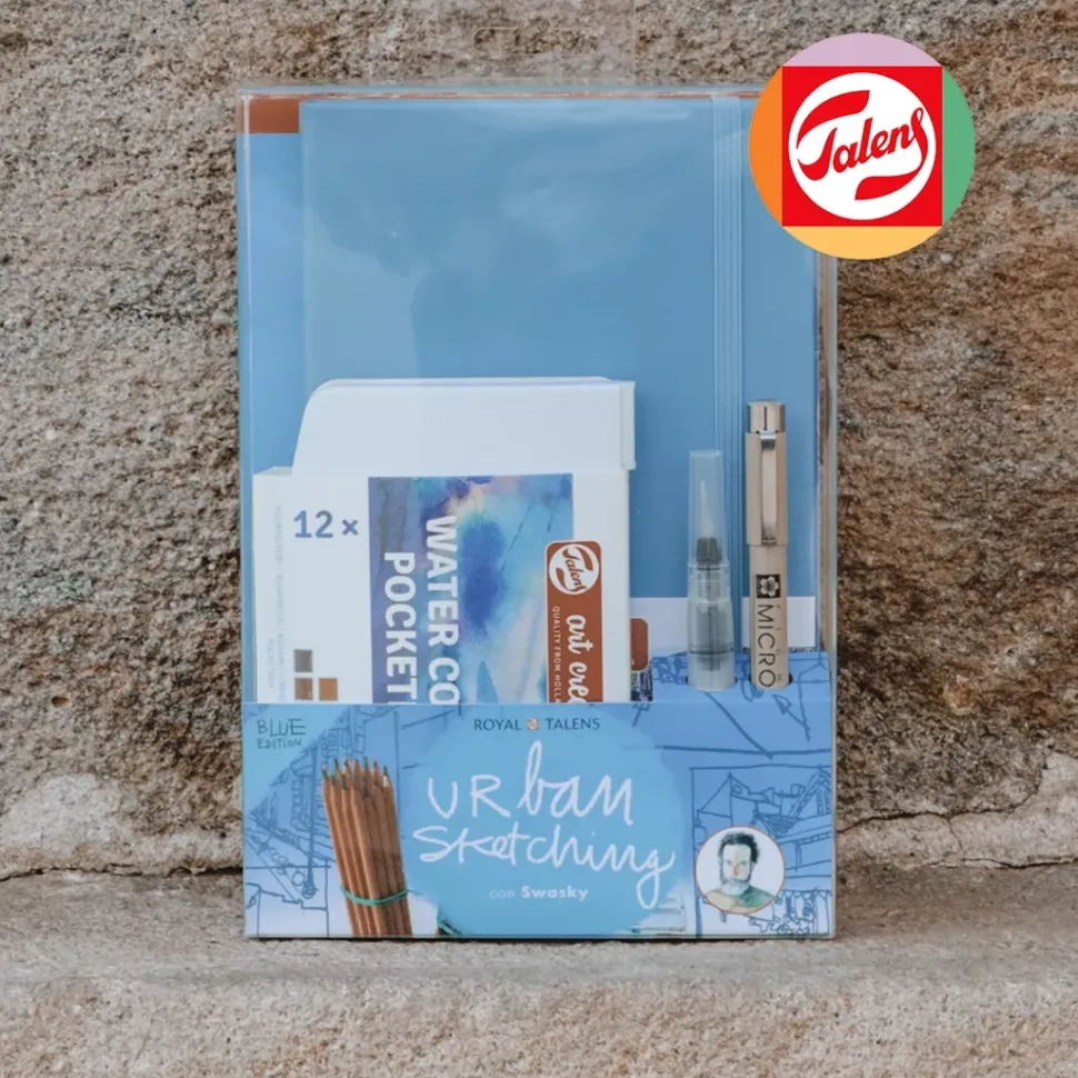 Set Urban Sketching Blue Edition Talens