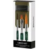 Set viaje acuarela 1273 estuche tela verde y pinceles Escoda