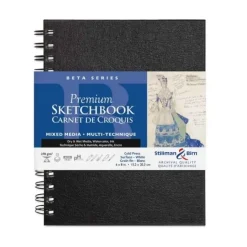 Sketchbook Beta Mixed media Negro Stillman & Birn 15x20cm