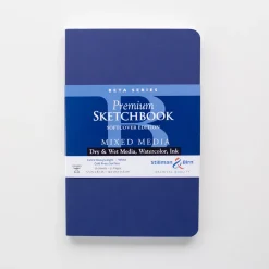 Sketchbook Delta Mixed media Azul Stillman & Birn 14x21cm