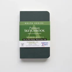 Sketchbook Delta Mixed media Verde Stillman & Birn 9x14cm
