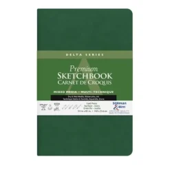 Sketchbook Delta Mixed media Verde Stillman & Birn 14x21cm