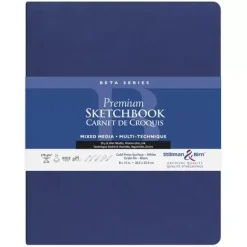 Sketchbook Delta Mixed media Azul Stillman & Birn 20,3x25,3cm