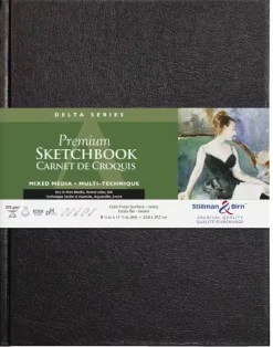 Sketchbook Delta Multitécnica 270 g/m² Negro Stillman & Birn