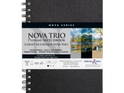 Sketchbook Nova Multitécnica 150 g/m² Negro Stillman & Birn