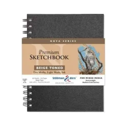 Sketchbook Premium Nova espiral Beige 150 g/m² Stillman & Birn 15x20cm
