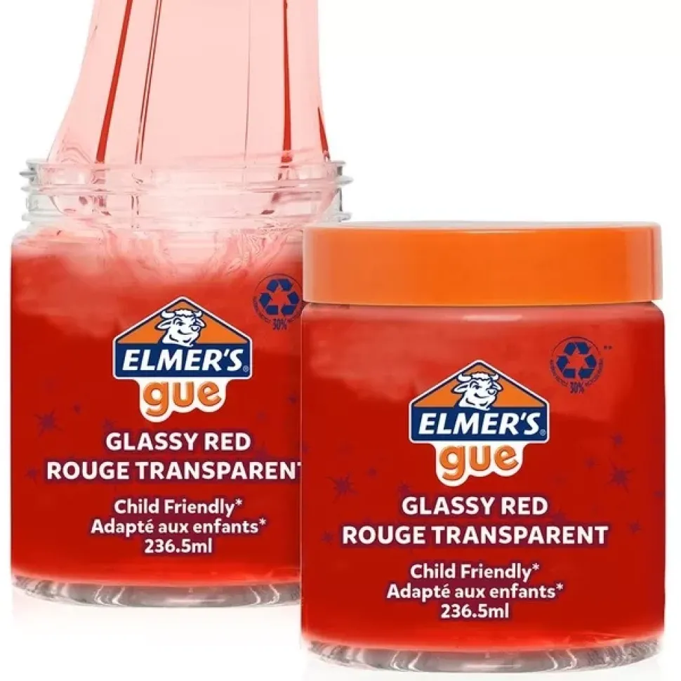 Slime Transparente Glassy Red Elmer's 236ml