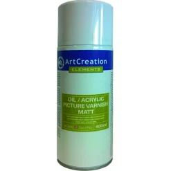 Spray Aerosol Barniz para óleo y acrílico mate ArtCreation
