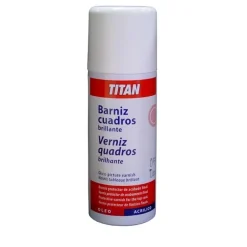 Spray Aerosol Barniz para cuadros brillante Titan