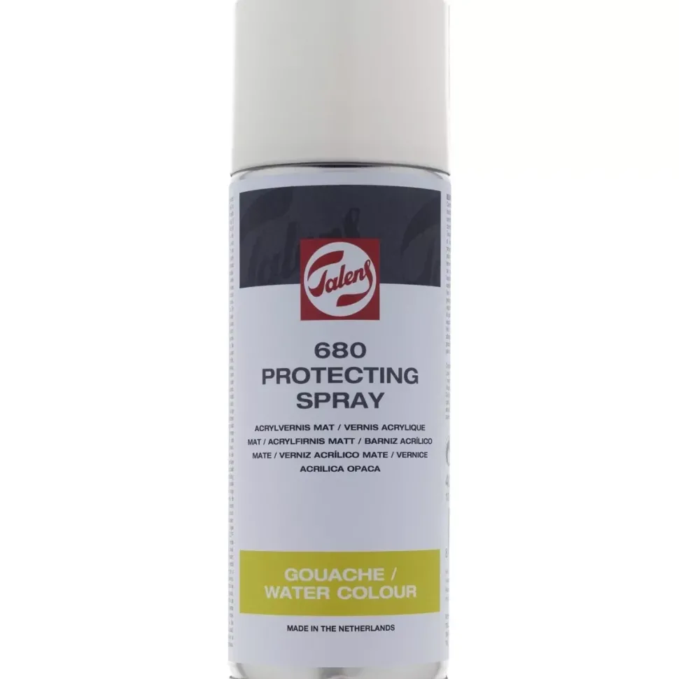 Spray Aerosol Barniz protector para acuarela, tempera o gouache Talens