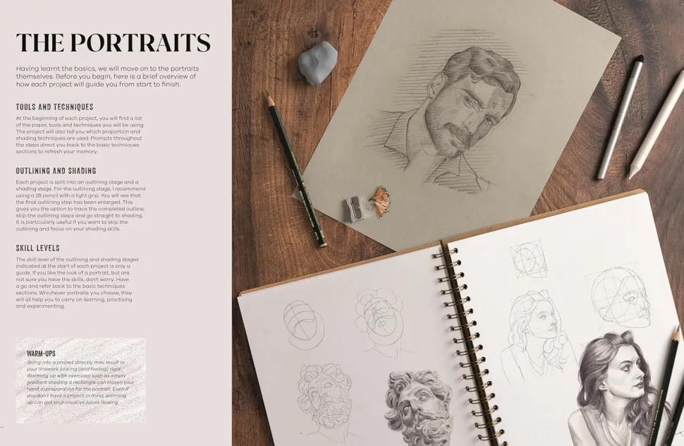 Step-by-Step Portraits from Simple Shapes