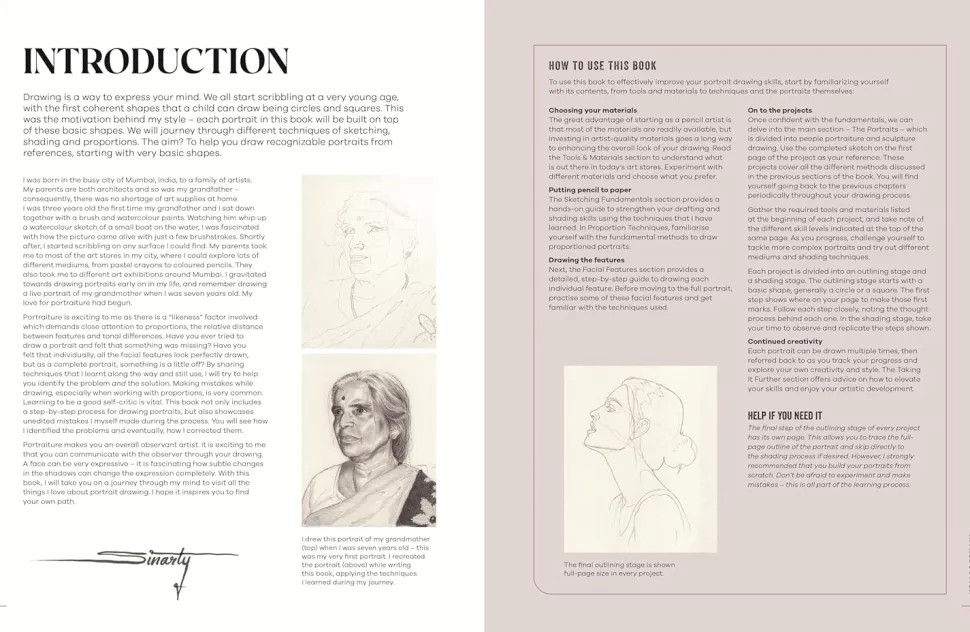 Step-by-Step Portraits from Simple Shapes