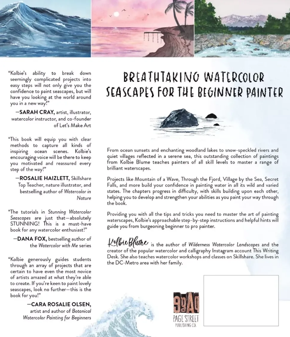 Stuning Watercolor Seascapes