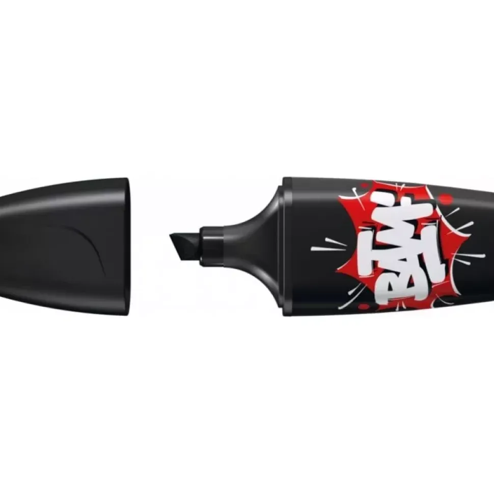 Subrayador STABILO Boss Mini Negro Fluorescente STABILO