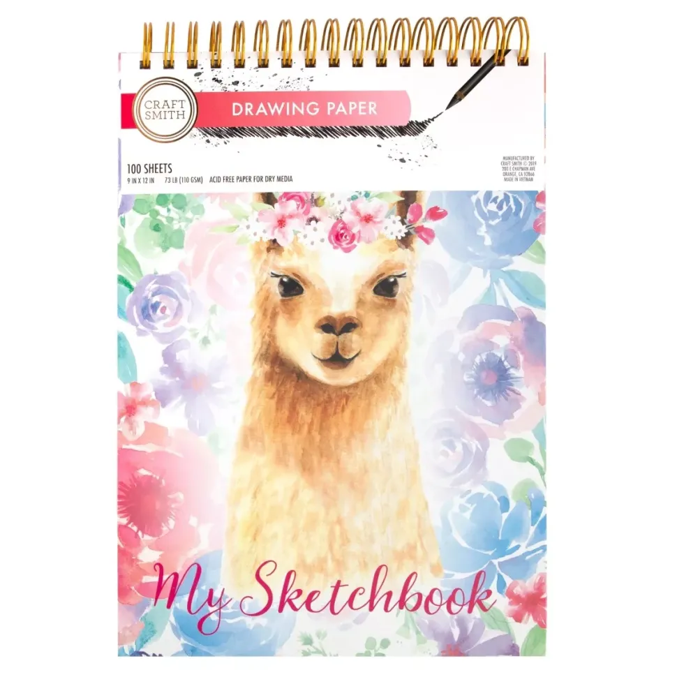 SUPER OFERTA **40%** Bloc de dibujo Llama Craft Smith 22x30cm