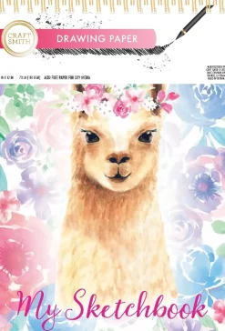 SUPER OFERTA **40%** Bloc de dibujo Llama Craft Smith 22x30cm