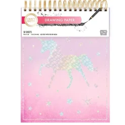 SUPER OFERTA **40%** Bloc de dibujo Unicornio Craft Smith 22x30cm