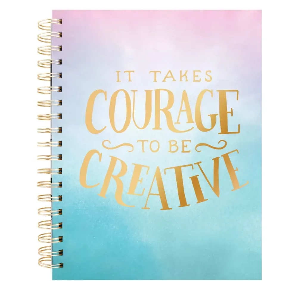 SUPER OFERTA **40%** Bloc de dibujo y Mixed Media It takes courage to be creatives Craft Smith 19x23cm