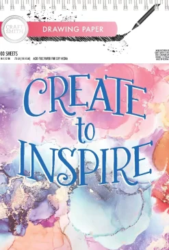 SUPER OFERTA **40%** Bloc de dibujo Create to Inspire Craft Smith 22x30cm