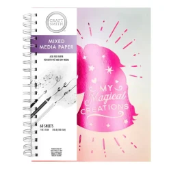 SUPER OFERTA **40%** Bloc de dibujo y Mixed Media My magical creations Craft Smith 19x23cm