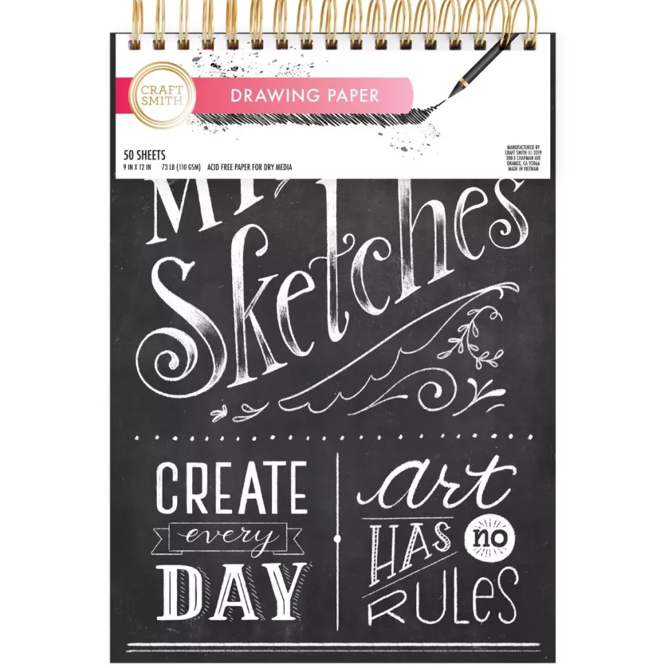 SUPER OFERTA **40%** Bloc de dibujo My sketches Craft Smith 22x30cm