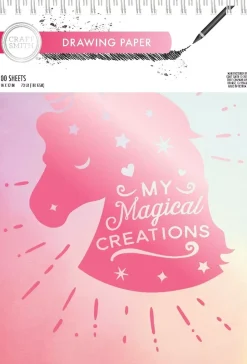 SUPER OFERTA **40%** Bloc de dibujo My magical creations Craft Smith 22x30cm