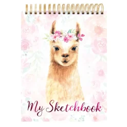 SUPER OFERTA **40%** Bloc de dibujo y Mixed Media Llama Sketchbook Craft Smith 19x23cm