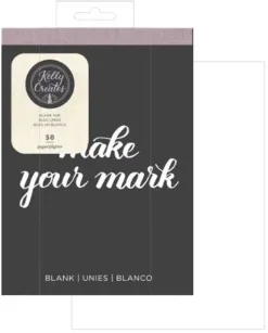 SUPER OFERTA **40%** Bloc de hojas en blanco 15x20cm Kelly Creates