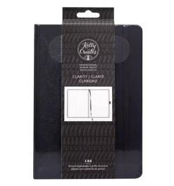 SUPER OFERTA **40%** Diario creativo negro Claridad 15x21cm Kelly Creates