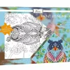 SUPER OFERTA **40%** Kit Pintar Por Números Búho Craft Sensations 40x50cm