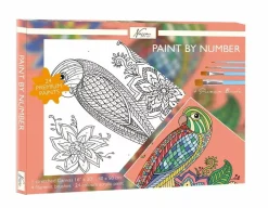 SUPER OFERTA **40%** Kit Pintar Por Números Loro Craft Sensations 40x50cm