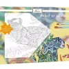 SUPER OFERTA **40%** Kit Pintar Por Números Pantera Craft Sensations 40x50cm